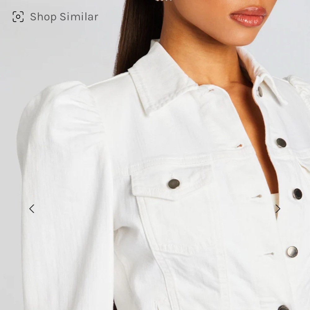 Retrofete White Jean Jacket